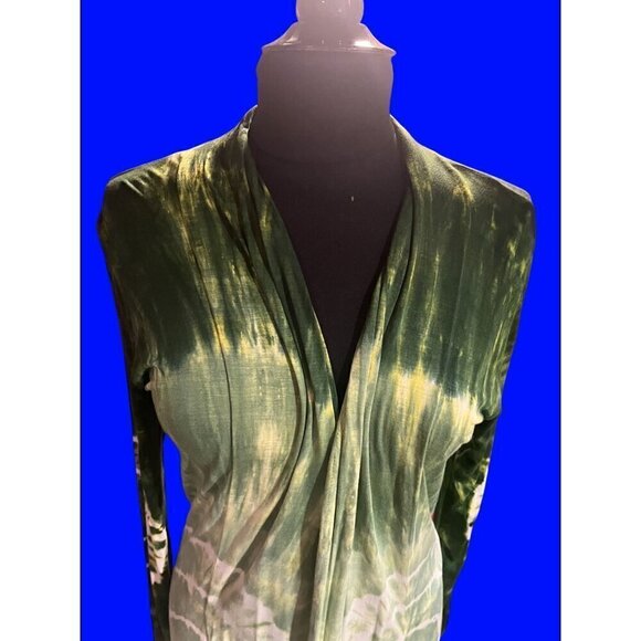nwt green tie dye cardigan one size fits all - Picture 4 of 9